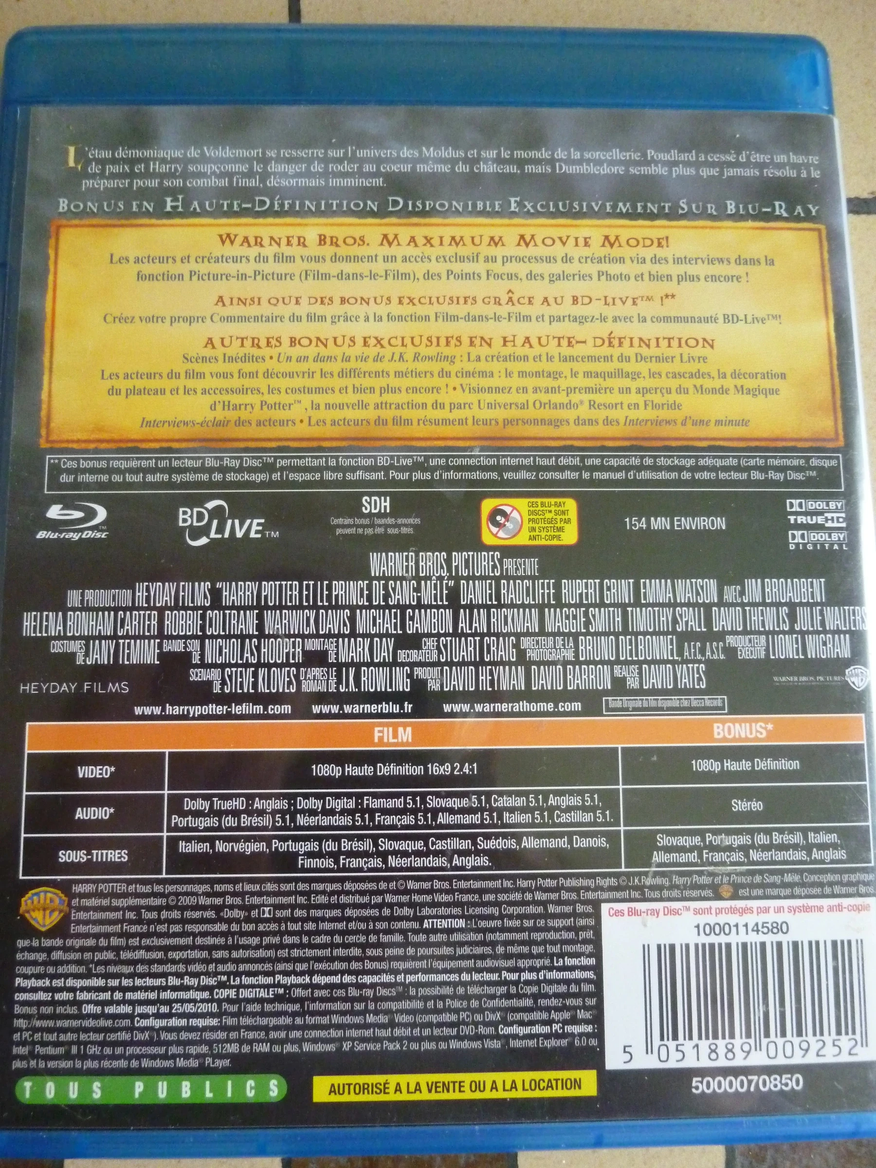 DVD Harry Potter – photo 2